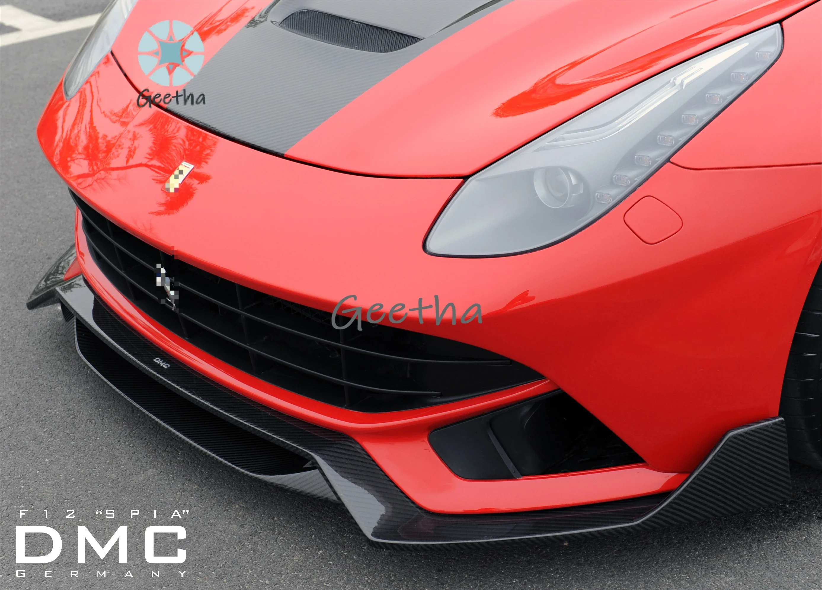

DMC Carbon Front Lip Side Skirts, Rear Diffuser for Ferrari F12 Berlinetta Carbon Splitter