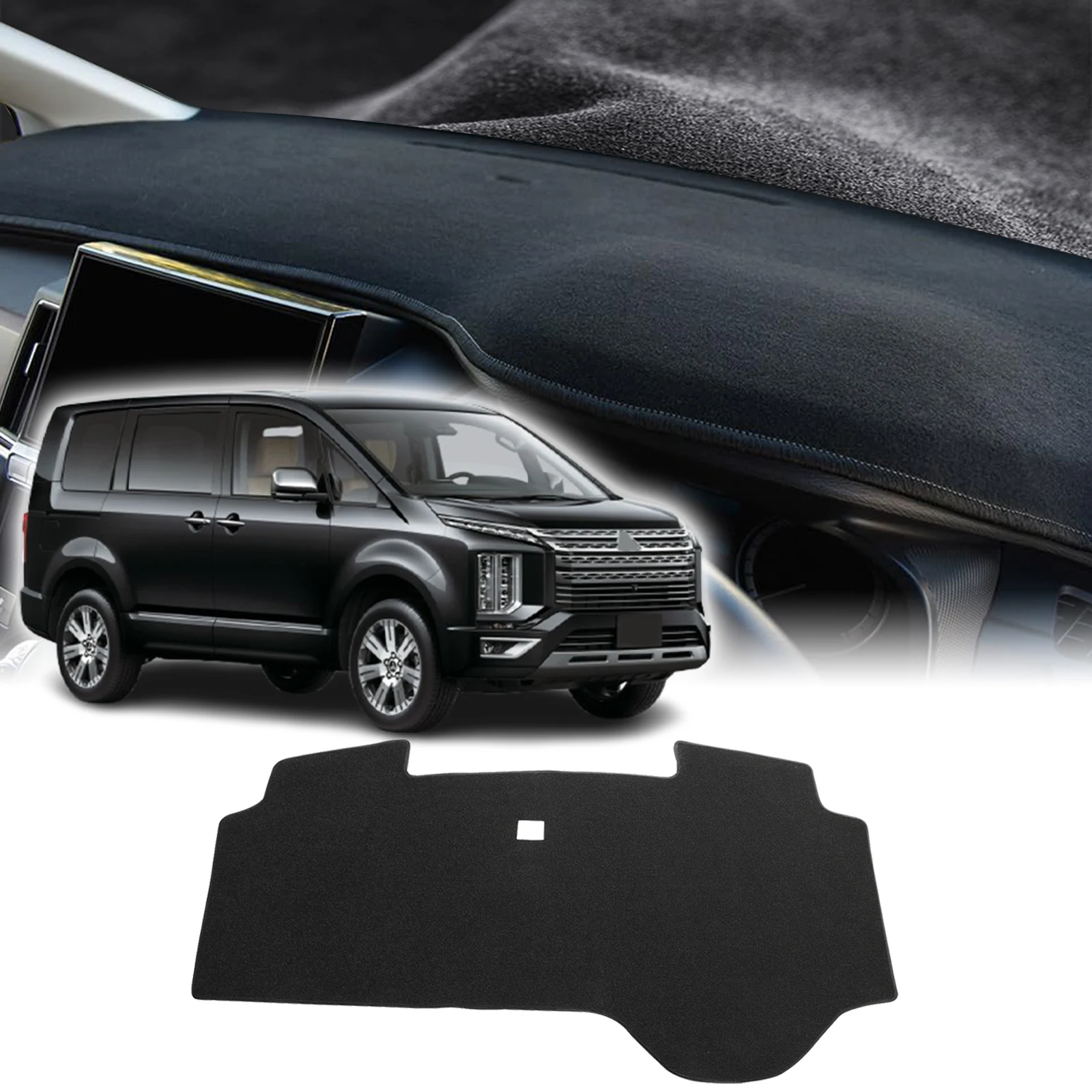 

Подходит для Mitsubishi Delica D:5 D5 2019 2020-2025, автомобильный коврик для приборной панели, солнцезащитный козырек для приборной панели, защитный ковер, аксессуары