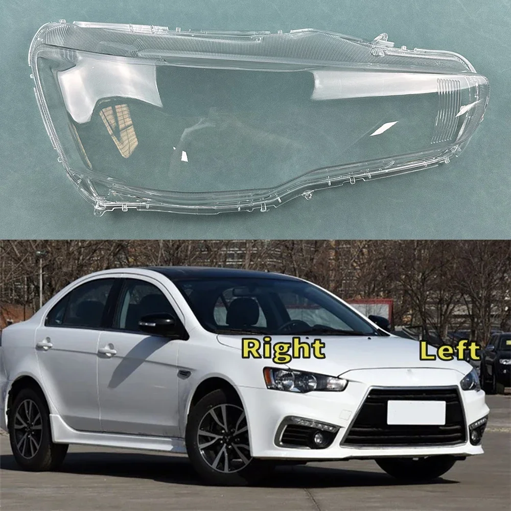 

For Mitsubishi Lancer Ex 2010-2016 Headlight Transparent Shell Headlamp Cover Lens Plexiglass Replace The Original Lampshade