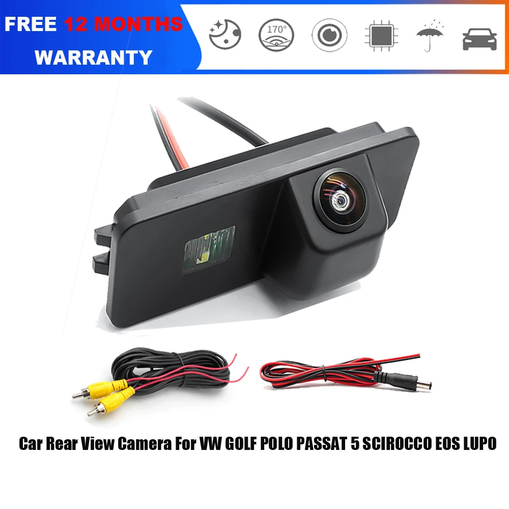 for Volkswagen Phaeton Polo MK4 MK5 Scirocco MK3 T-Roc CCD Car Rear View Backup Reversing Camera For VW Parking system