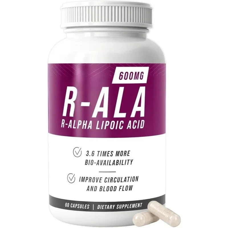 ALA Stable R α - Lipoic Acid 600mg Supplement, 60 capsules