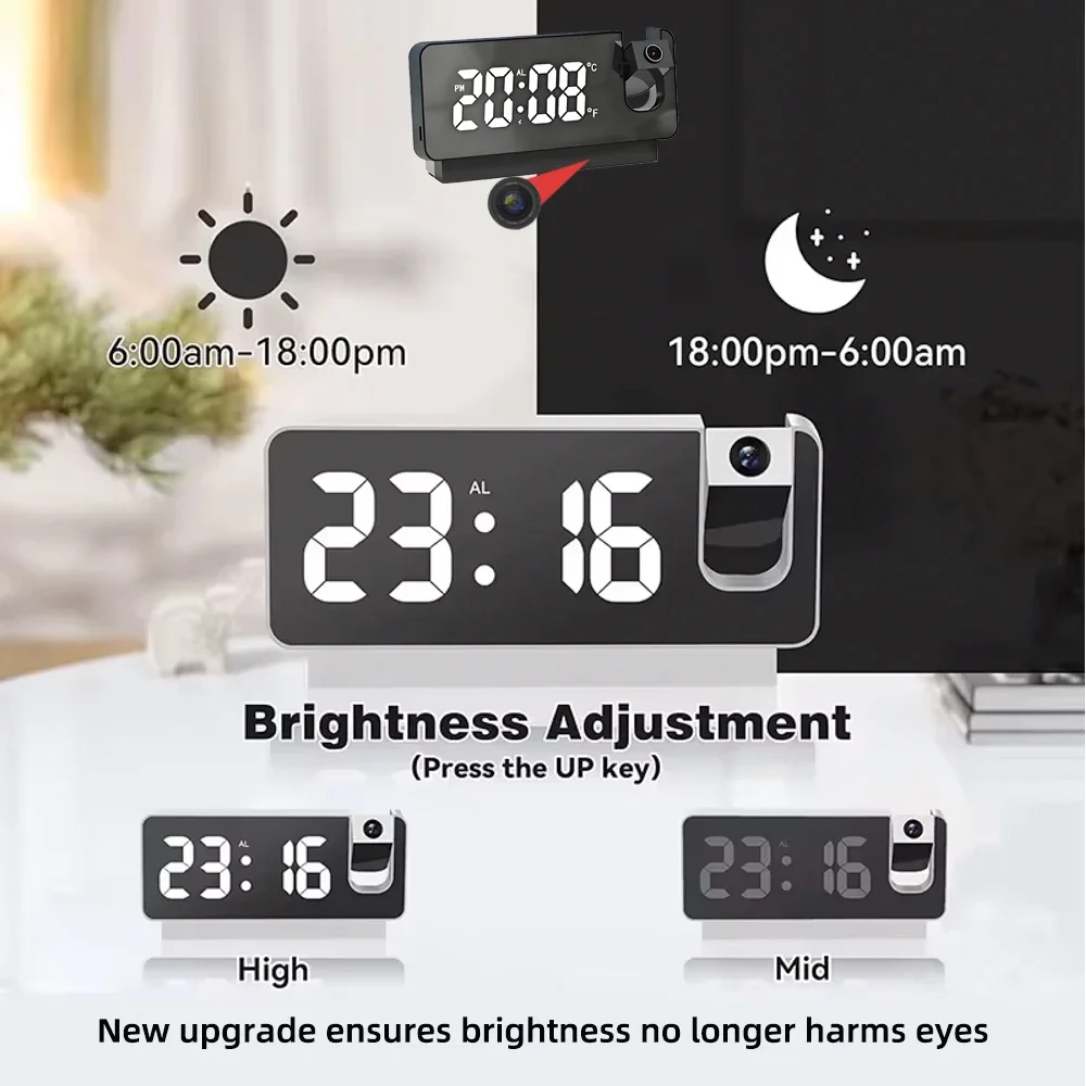 Improved 4KHD Mini WiFi Camera, Upgraded Clarity, Motion Detection, Adjustable Digital Brightness, Nanny Style Wireless Camera view 2