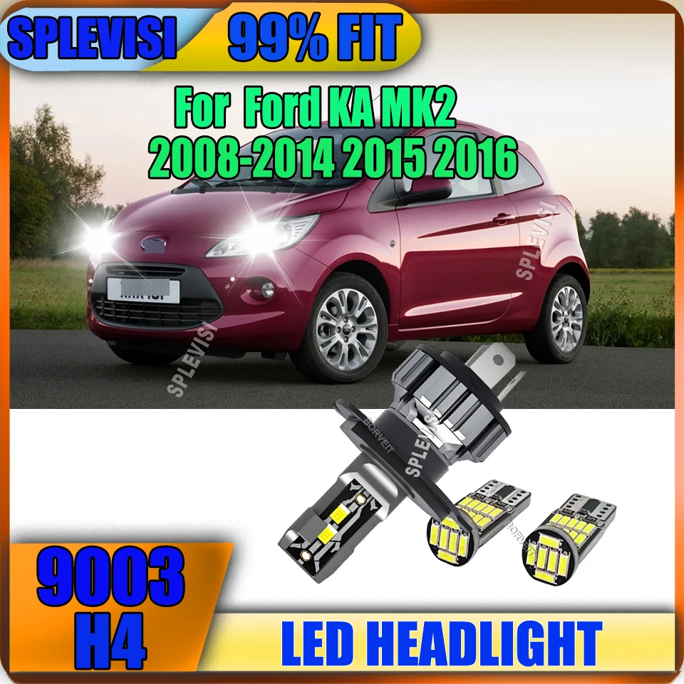 

2 шт. светодиодные мощные лампы для автомобильных фар 15000LM/пара супер ярких автомобильных фонарей для Ford KA MK2 2008 2009 2010 2011 2012 2013-2016