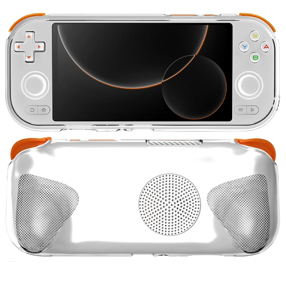 

For MANGMI AIR X Game Console Protective Case TPU Transparent Shockproof Protective Shell