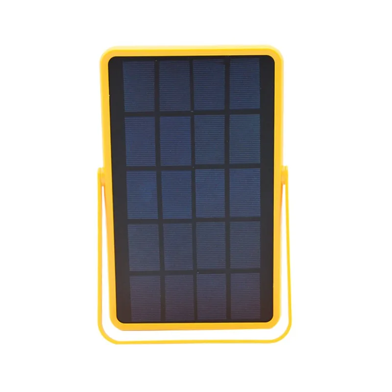Rechargeable Solar LED Work Light: Powerful Lighting, Stand Included, Power Bank for Outdoor Camping and Emergency