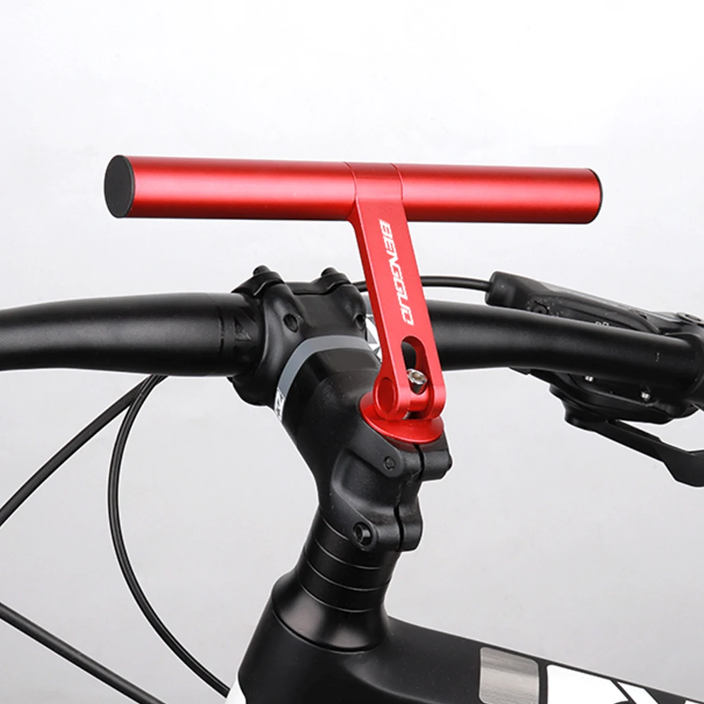 Bicycle Handlebar Extension Holder Aluminum Alloy Lamp Support Rack Universal Lightweight Adjustable for Road Bike Mountain Bike