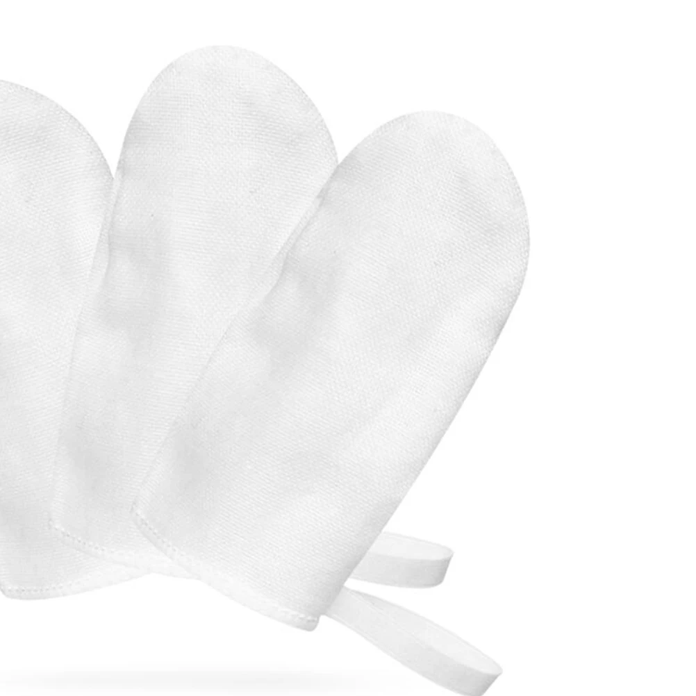 

6 Pcs Gauze Cleaning Finger Toothbrush Infant Mouth Gum Cleaner Sterilized Medical Grade Adjustable Drawstring Teeth for Baby