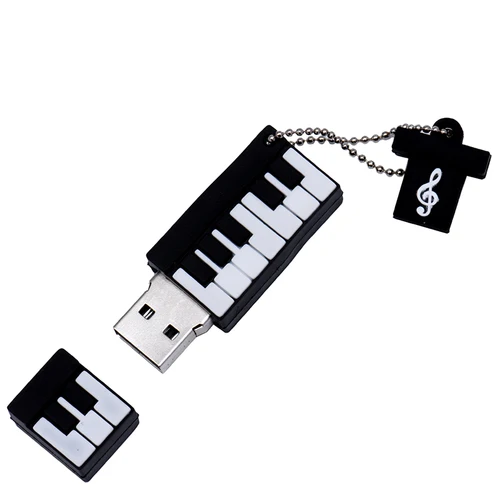 JASTER Music note Pen drive instrumento Musical USB 2,0 unidades Flash 64GB memoria de dibujos animados Pendrive U disco 4GB 32GB 16GB 8GB