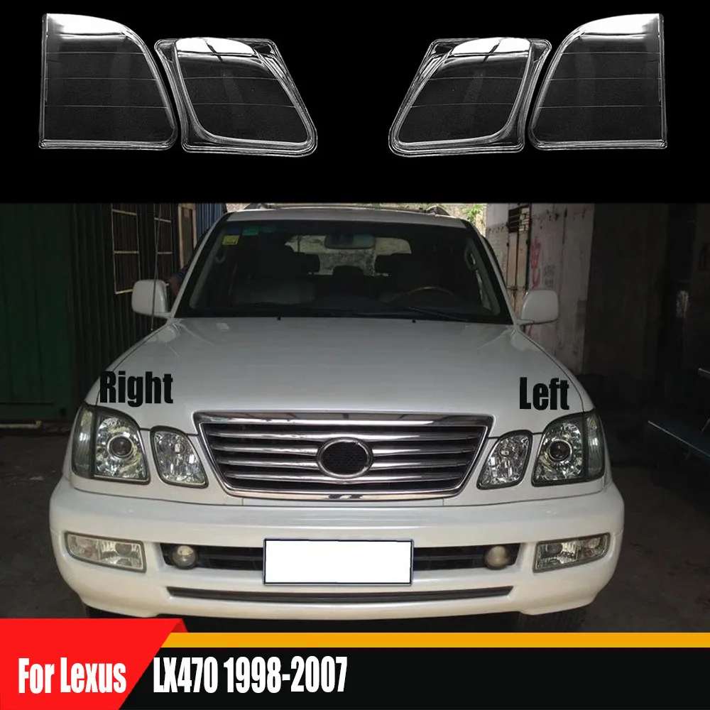 

For Lexus LX470 1998-2007 Car Front Headlight Cover Auto Headlamp Lampshade Lampcover Head Lamp light glass Lens Shell