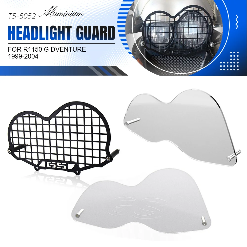 Headlight Guard For BMW R1150 G DVENTURE 1999 2000 2001 2002 2003 2004  Motorcycle Headlamp Mesh Grille Protector Accessories