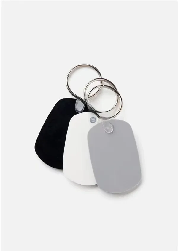 NBHD Keychain Trendy Brand Pendant Retro Simple Japanese Style Button Accessory Frosted Multi-color Versatile Fashionable