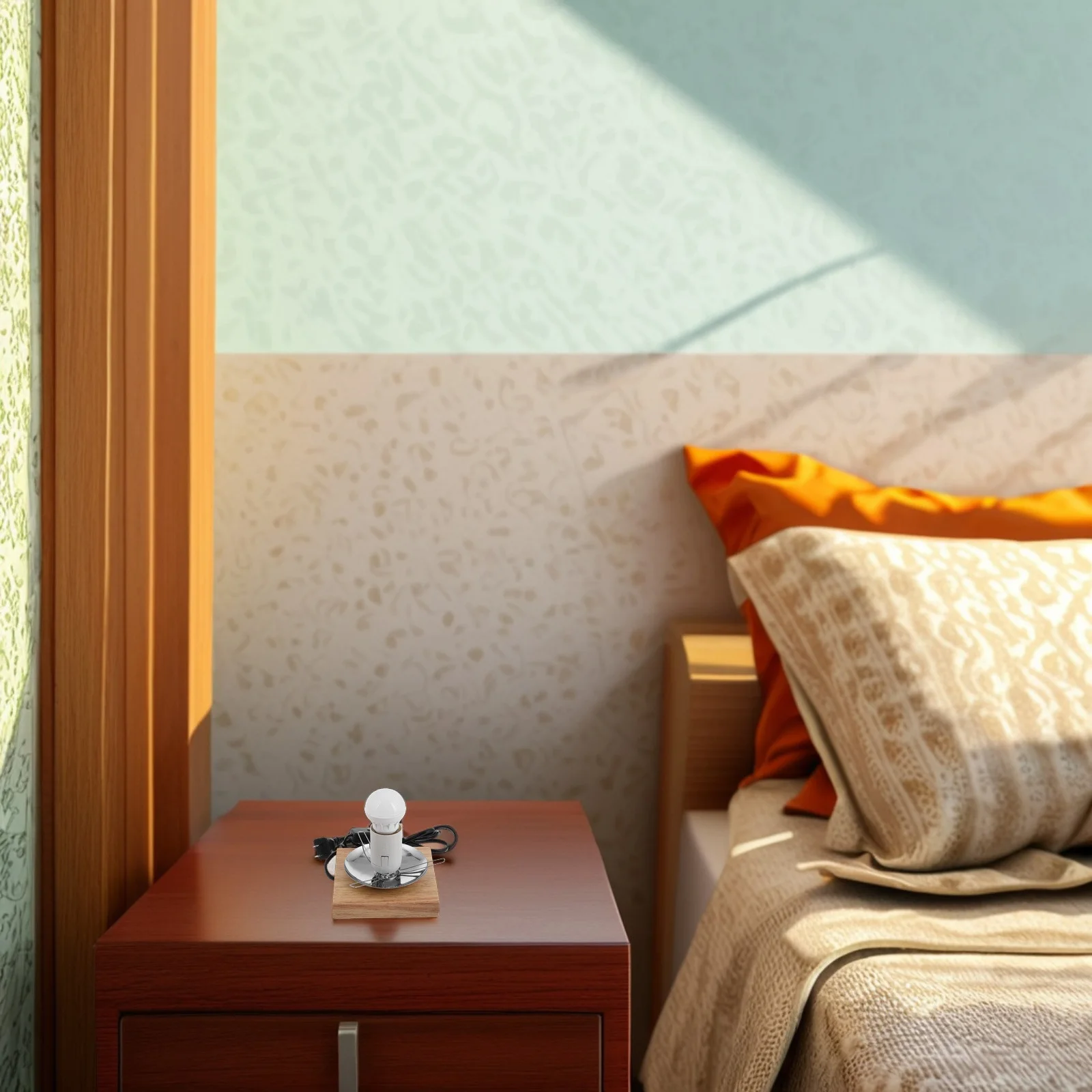 

Wooden Base E27 Screw Desktop Holder For Indoor Desk Lighting Diy Accessory Wood Socket Replacement Part Clamp Light Bulb Holder