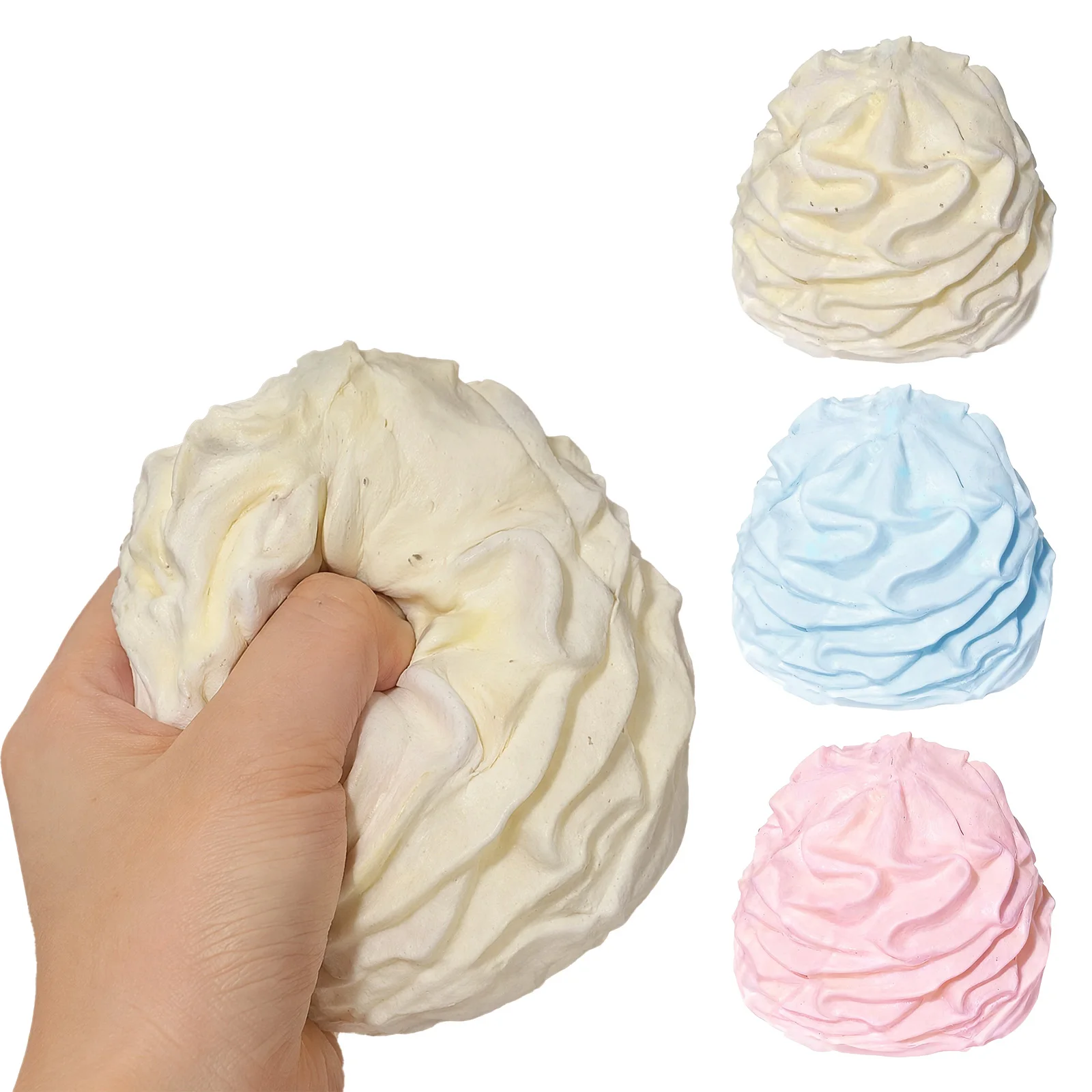 Cream Roll Squeeze Toy Made To Hand Silicone Fidget Ice Foam Stress Squeeze Slow Rising Gifts for Office Home Party Favors