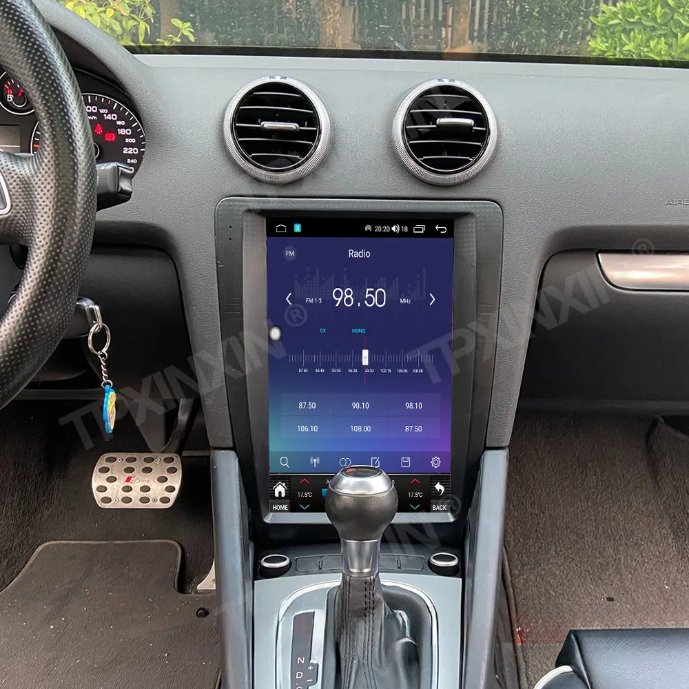 12.1 بوصة تعمل باللمس أندرويد 15.0 السيارات carplay لأودي A3 2008 إلى 2012 سيارة الوسائط المتعددة لتحديد المواقع والملاحة اللاسلكية HD رئيس وحدة #5
