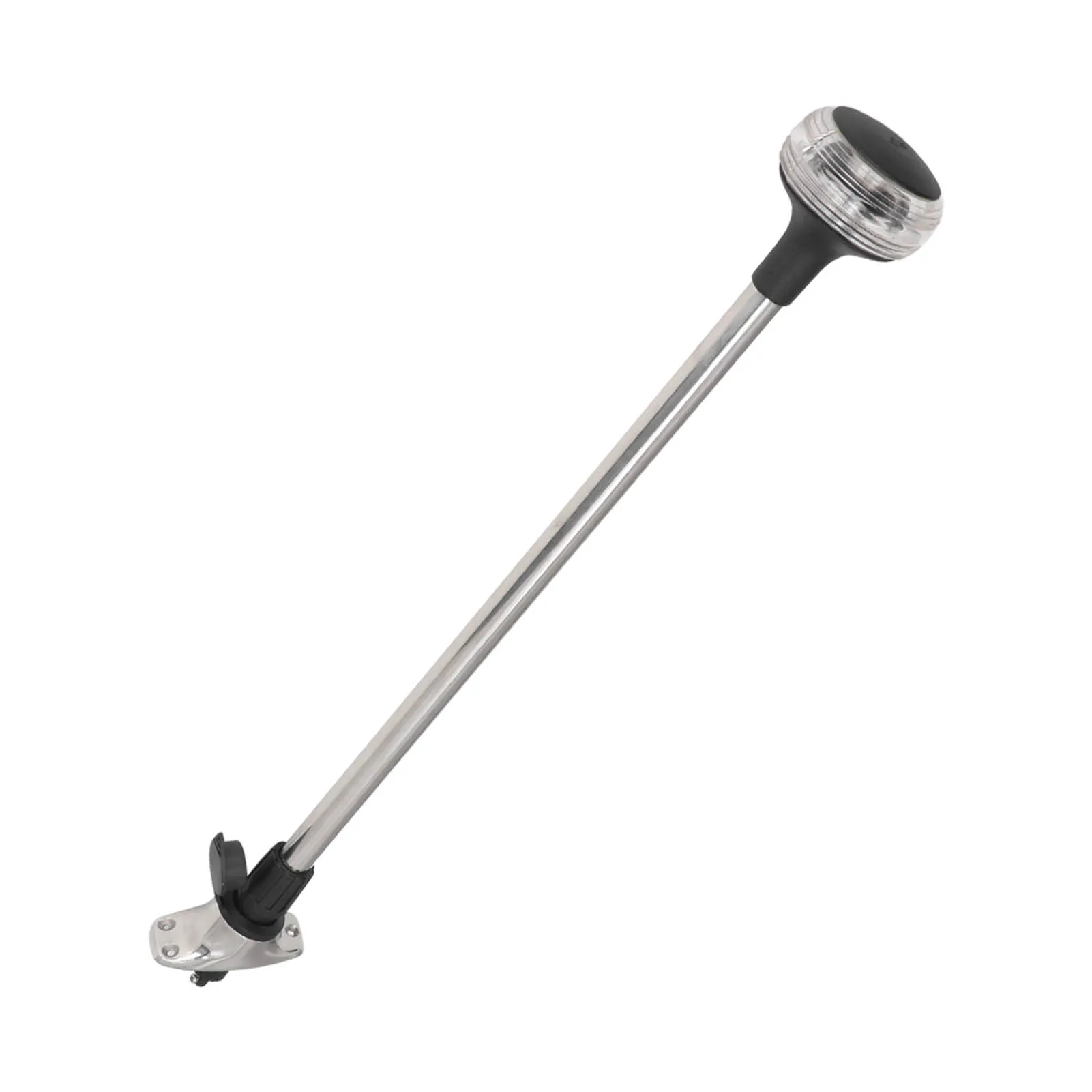 DC12V 24V 5W 24 polegadas Luz de âncora telescópica toda redonda LED luz popa poste de 2 pinos IP66 à prova d'água