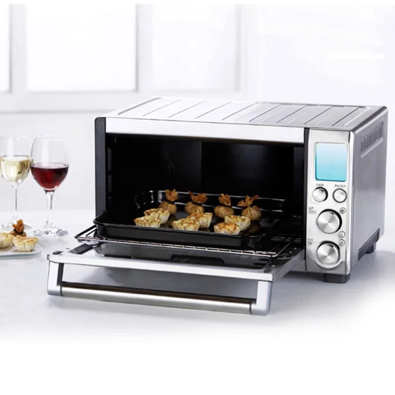 

Smart Oven Air Fryer Pro Smart Countertop Electric Toaster Combo Stainless Steel 22L Air Fry Dehydrate App Control 2000W