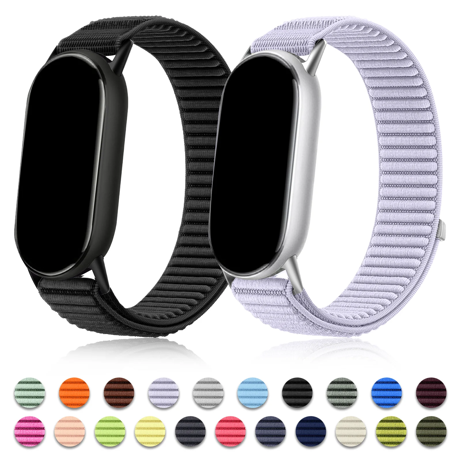 Braided Strap for XiaoMi Band 10 9 8 Woven Bracelet Nylon Wristband Accessories for Xiaomi Smart Band 10 9 8 Ceramic Edition