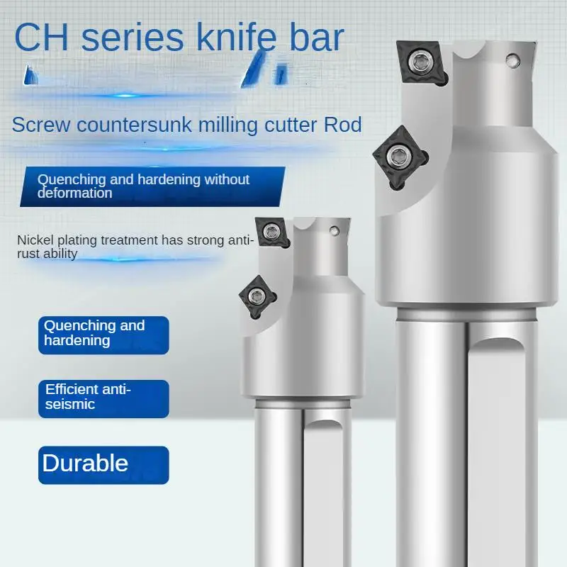 

CH screw countersunk head milling cutter rob countersunk hole drilling-M8 M10 M12 M6 M20 CNC countersunk head milling cutter bar