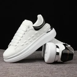 Men's Shoes Casual Shoes Crocodile Thick Soled Couple Sneakers Designer Breathable and High Rise Women's Sneakers Tennis Shoes