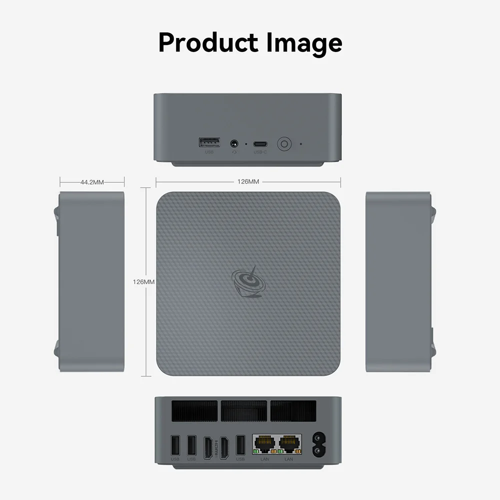 Beelink EQR6 6800U كمبيوتر صغير تسليم سريع ذاكرة AMD Ryzen 5 DDR5 32GB SSD 1TB PCIe4.0 Wifi6 4K BT LAN كمبيوتر مكتبي