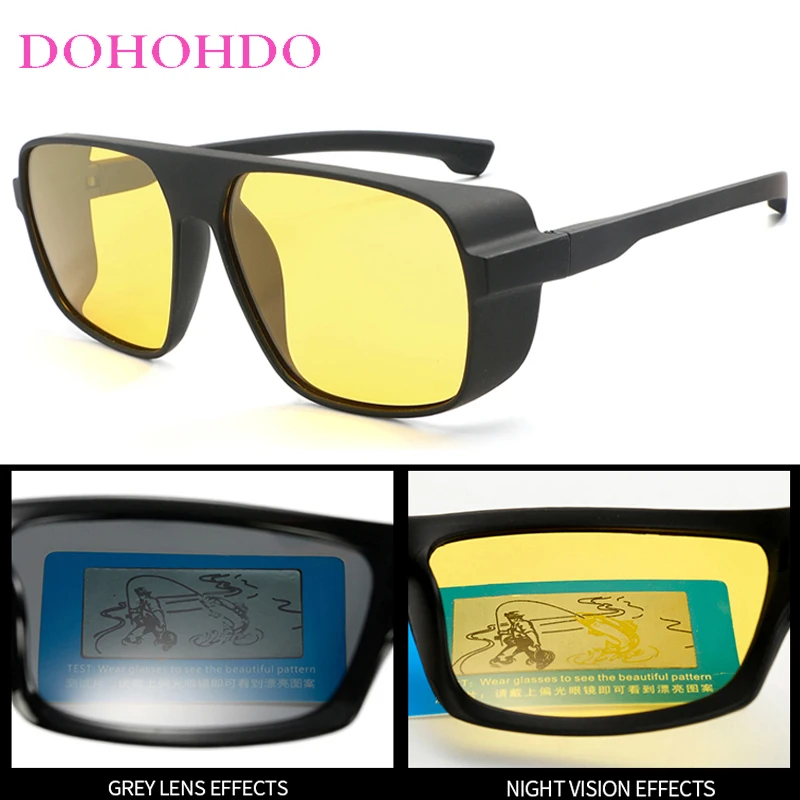2026 Vintage Night Vision Glasses For Man Woman Polarized Driving Sunglasses UV400 Night Anti-Glare Eyewear Driver Goggles Очки