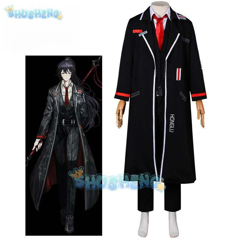 

Hong Lu Cosplay Men Costume Game Limbus Company Roleplay Fantasia Outfits Man Halloween Carnival Party Clothes For Male Disguise