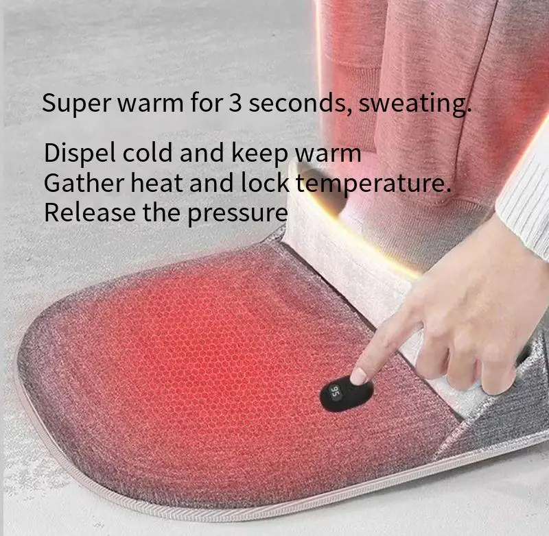 2023 KALAX Foot Warming Treasure Rechargeable  Magic Tool Bedding Foot Cooling Office Heating Massage Pad