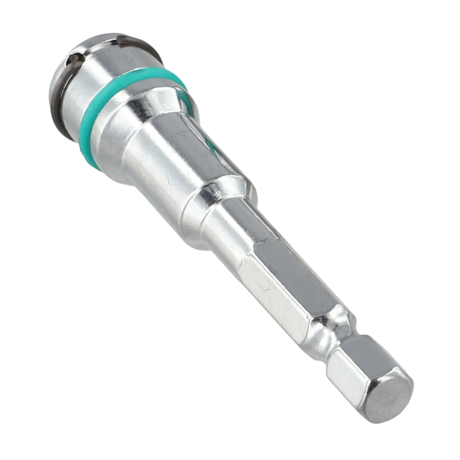 Nut Screwdriver Hex Socket Adapter Sleeve with Magnetic Retention Spring 1/4 Inch Shank for Pneumatic and Electric Screwdrivers