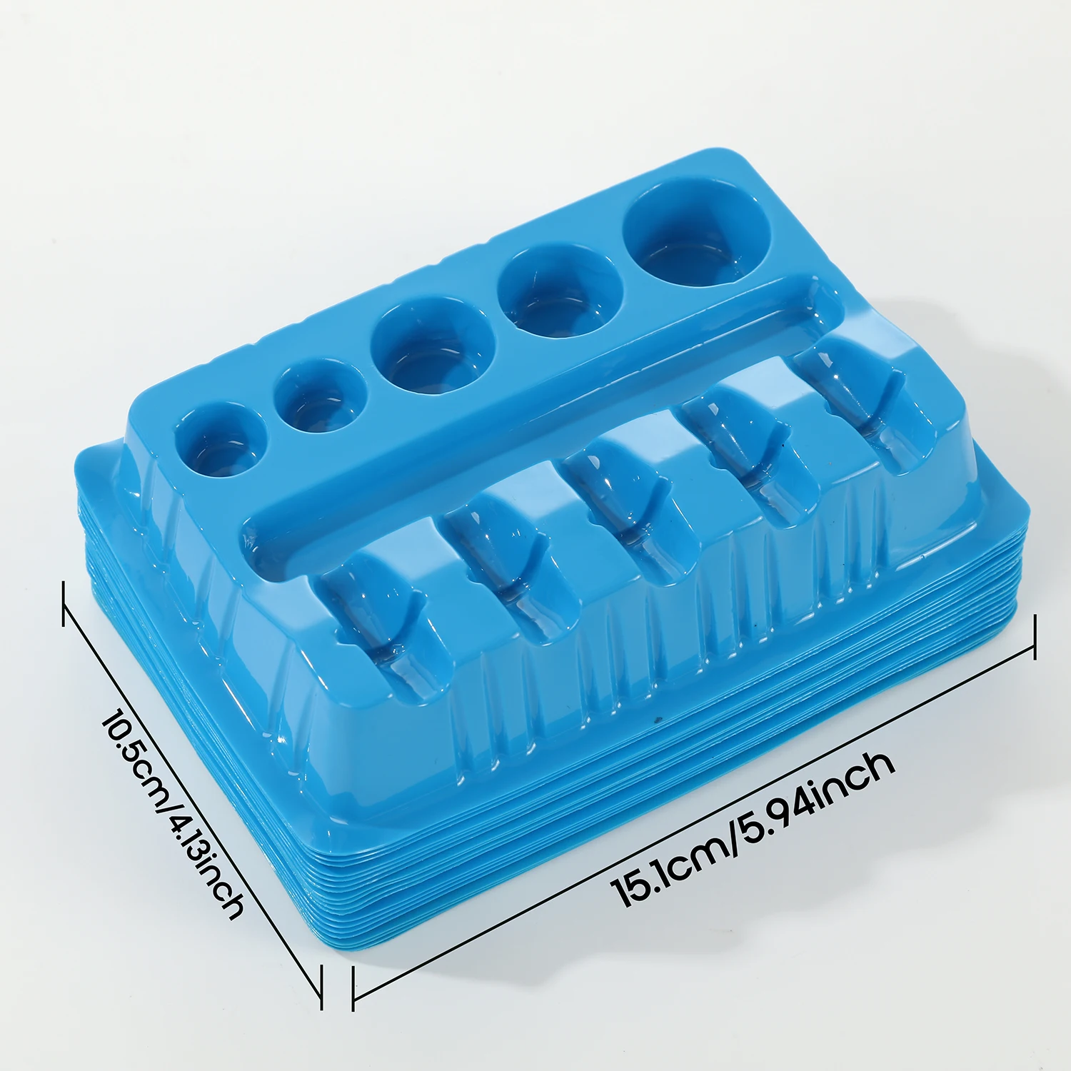 20pcs  Disposable Tattoo Ink Tray Tattoo Needle ink Cup Holder  Portable Plastic Ink Cleaning Cup Stand Tattoo Cartridge Tray