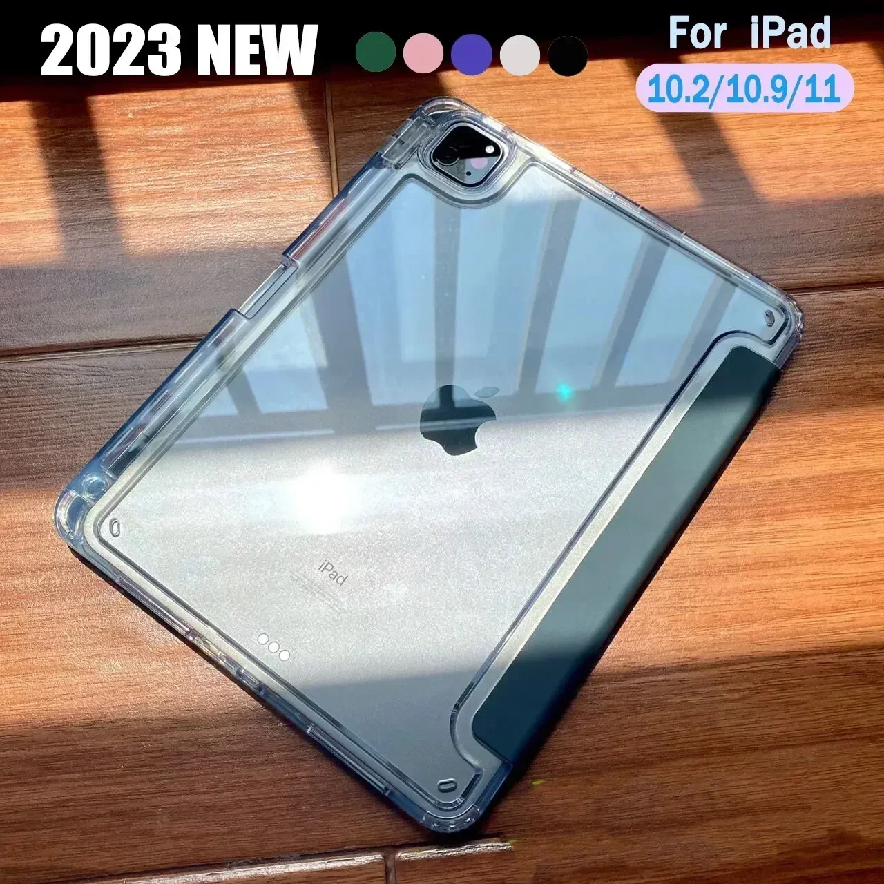 High Transparency Acrylic iPad Case for 2022 iPad Pro 11 Case For 2021 iPad 9th/8/7 Generation For 2022 Air 5 Air 4 Cover Case