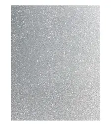 Size A5 Single Side Silver Glitter Card Shimmer Paper Cardstock Thickness 250GSM - 10/20/50 You Choose Quantity