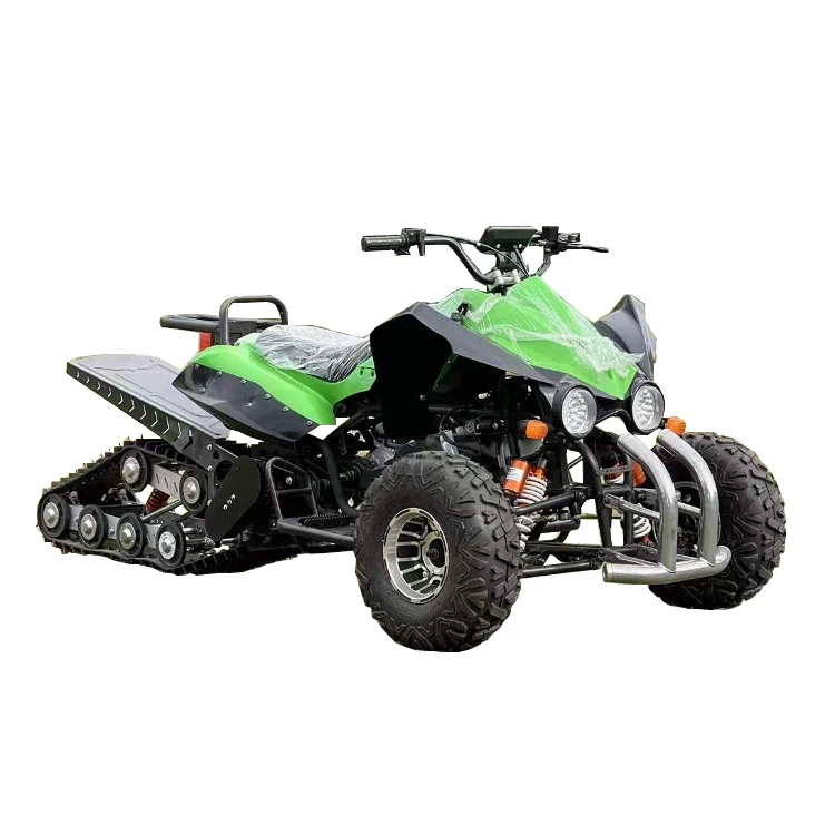 New 200CC Snowmobile Track Snowmobile ATV Quad Bike Four-wheel Motorcycle