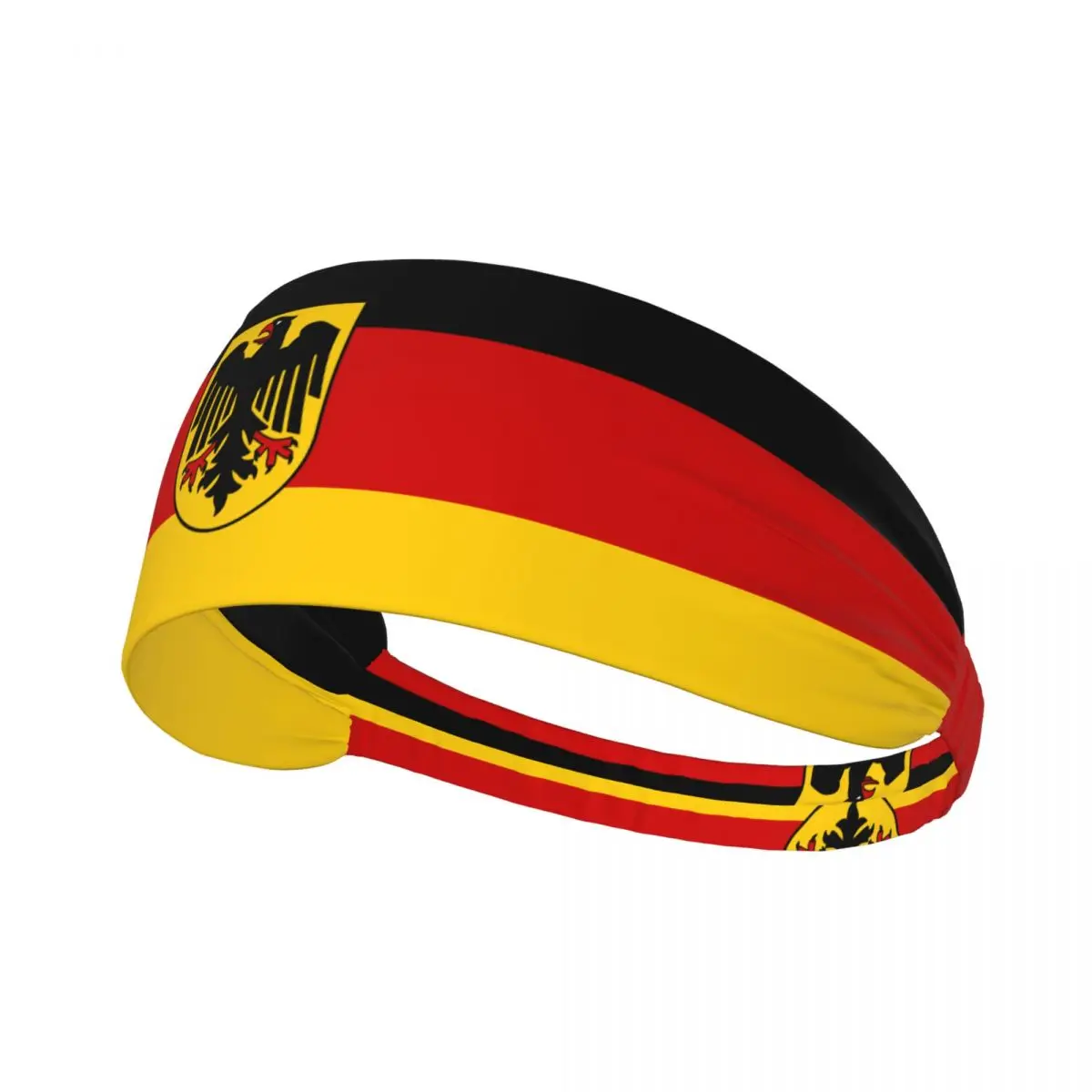 Sports Headband German State Ensign Flag Fitness Sweatband Absorbent Cycling Jog Hair Bandage