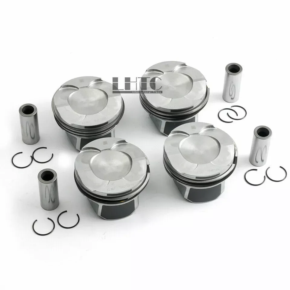 مكبس مع حلقات مجموعة 11:1 لسيارات BMW 320i F10 F11 F22 F30 F31 F32 F33 N20 N26 2.0 OE # 11 25 8 606 461/ 11 25 7 594 453