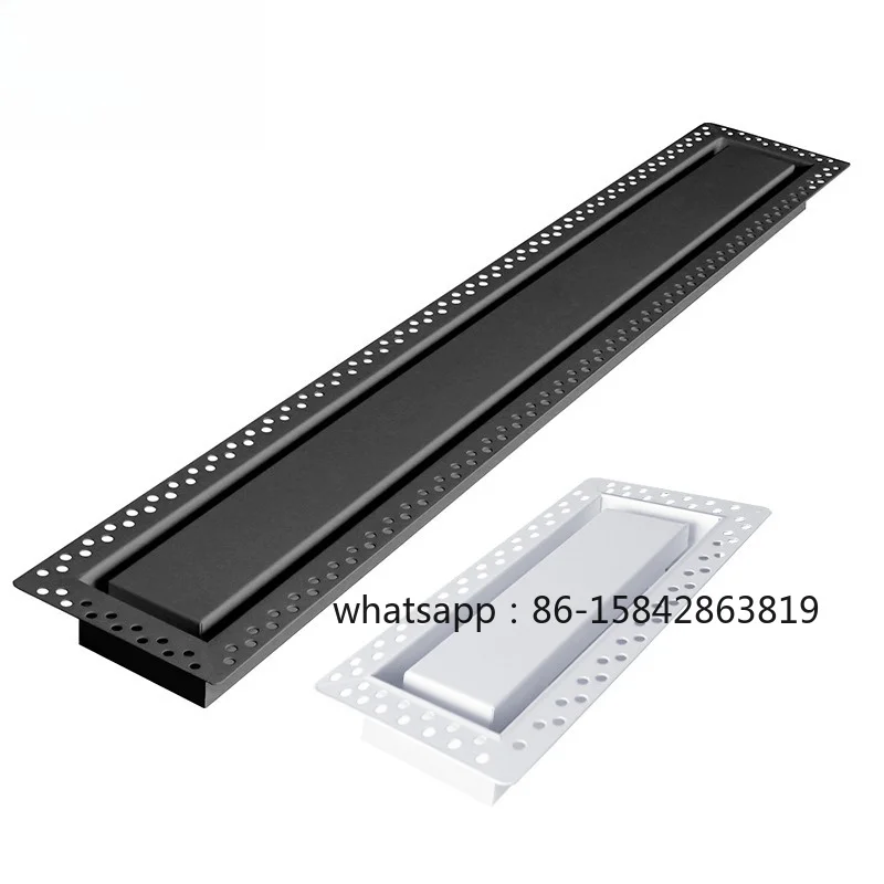 HVAC System Flush Wall Register Metal White Vents Ceiling 4x10 Metal Exhaust Drywall Mounted Vents
