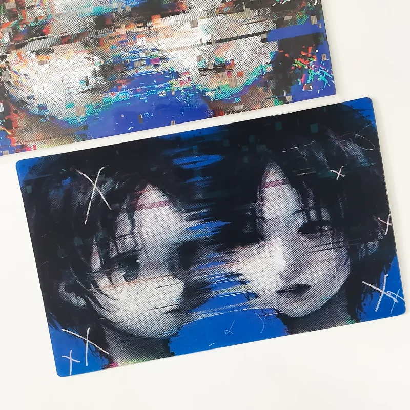 Li Quanyu｜Brave New World Series Lenticular Card Transparent Postcards Y2K Retro Electronic Feel  Peripherals