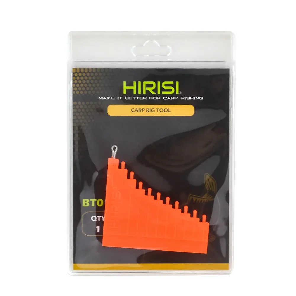 2026 HIRISI Karpfenangelhaken-Knotenwerkzeug, Praktischer Hakenbinder für Hair Rig & Hook Link Herstellung, Terminal Tackle Zubehör