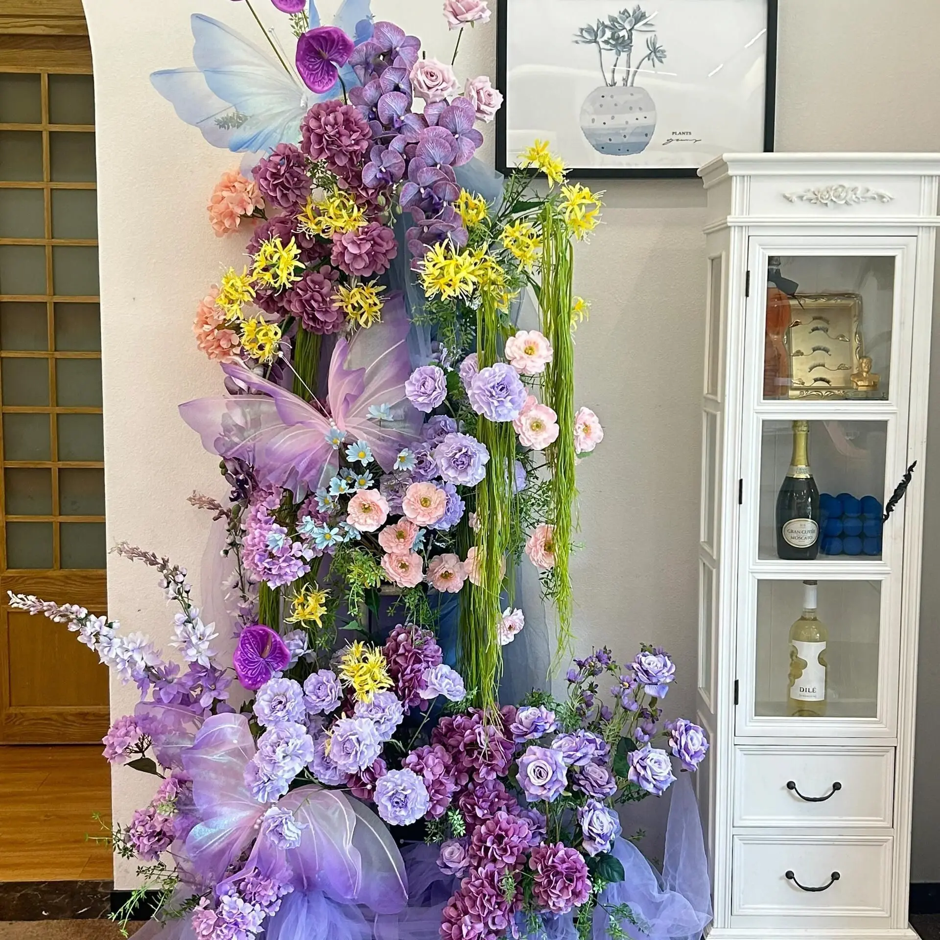 

Artificial flower arrangement, landscaping, wedding arch, flower beauty, popular check-in store
