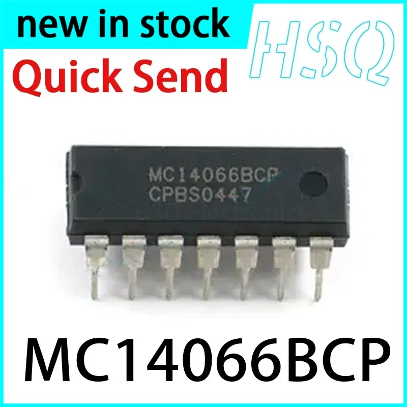 5PCS New MC14066 MC14066BCP Inline DIP14 Counter IC Chip