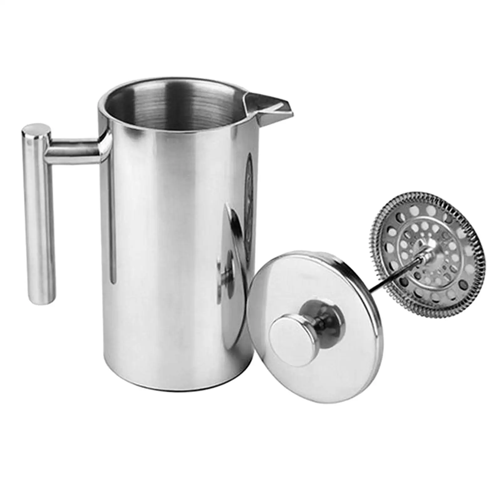 Stainless Steel Coffee Maker, 350ml 60000ml , Insulated Cafetiere Filter coffee and tea Maker Plunger Mixer