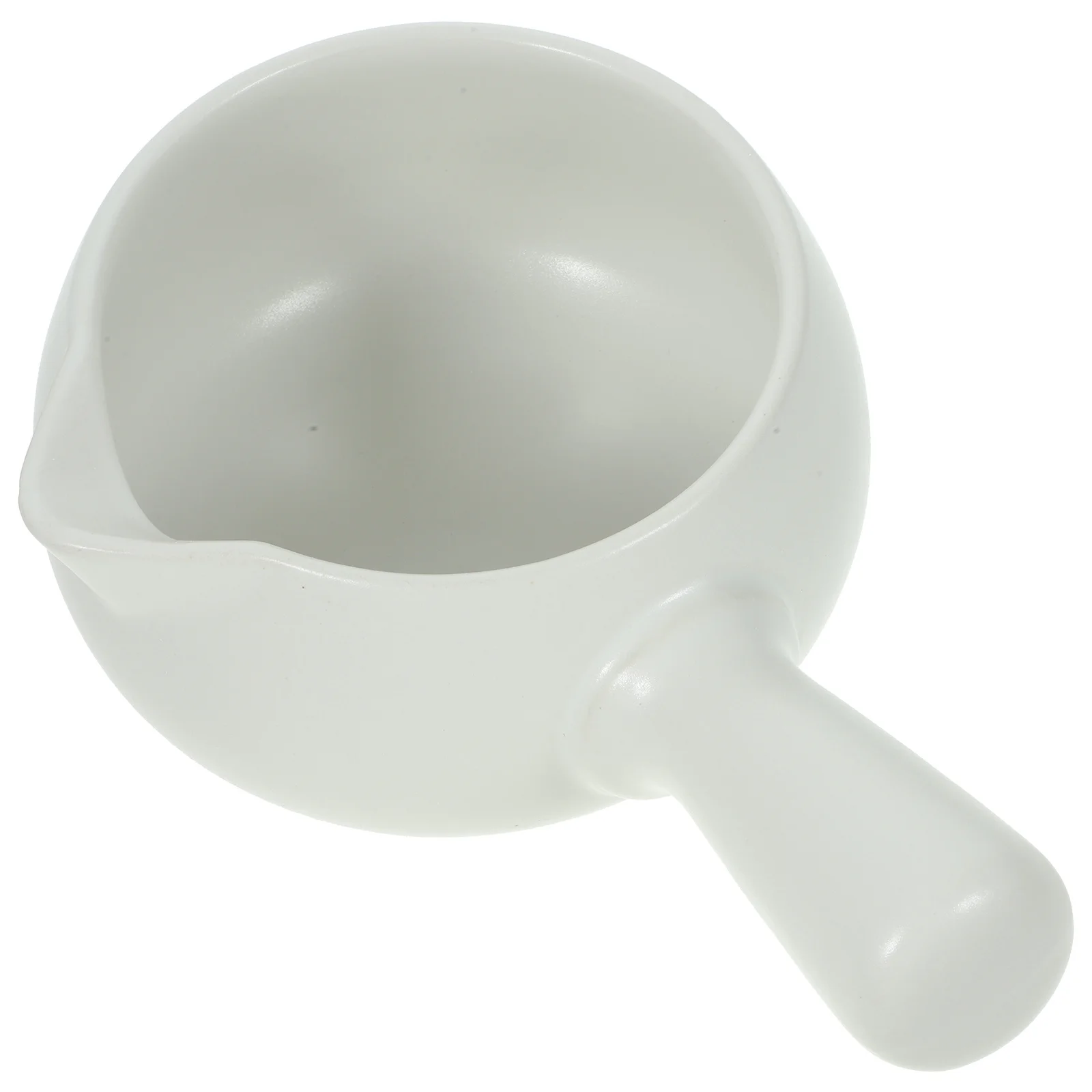 

700ml Ceramics Milk Pan Sturdy Soup Pot Multipurpose Noodle Pan Practical Kitchenware Soup Pot