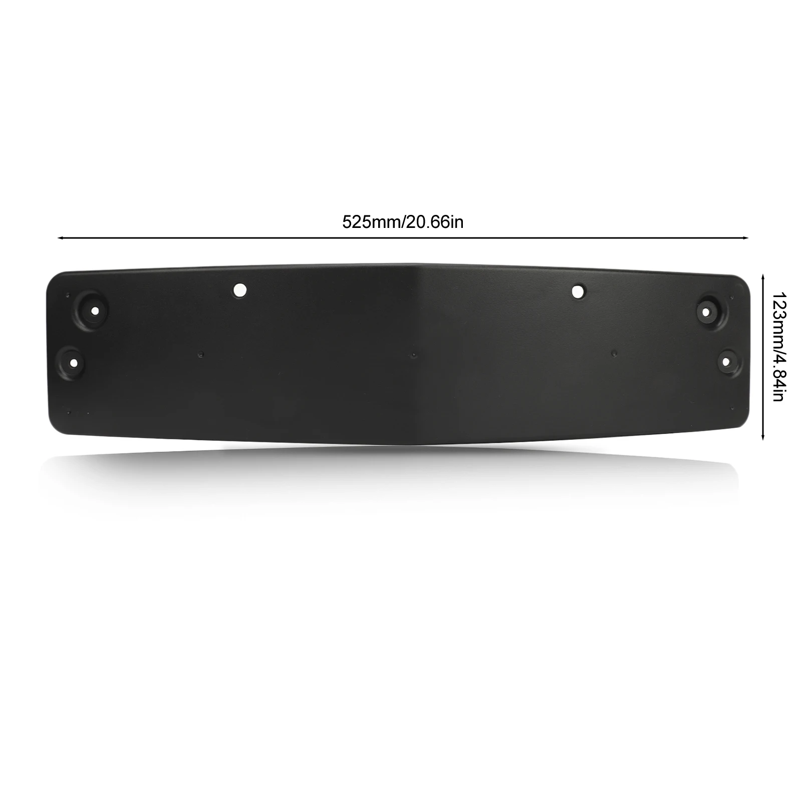 Front Bumper License Plate Holder 204 880 13 44 Replacement for  C‑Class W204 AMG C63 2011 to 2014 License Plate Frame