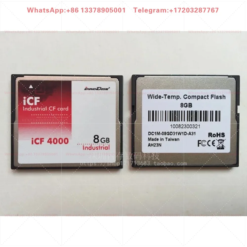 INNODISK CF 8G ICF4000 ICF 8G Industrial Wide Temperature Industrial CF Card 8G