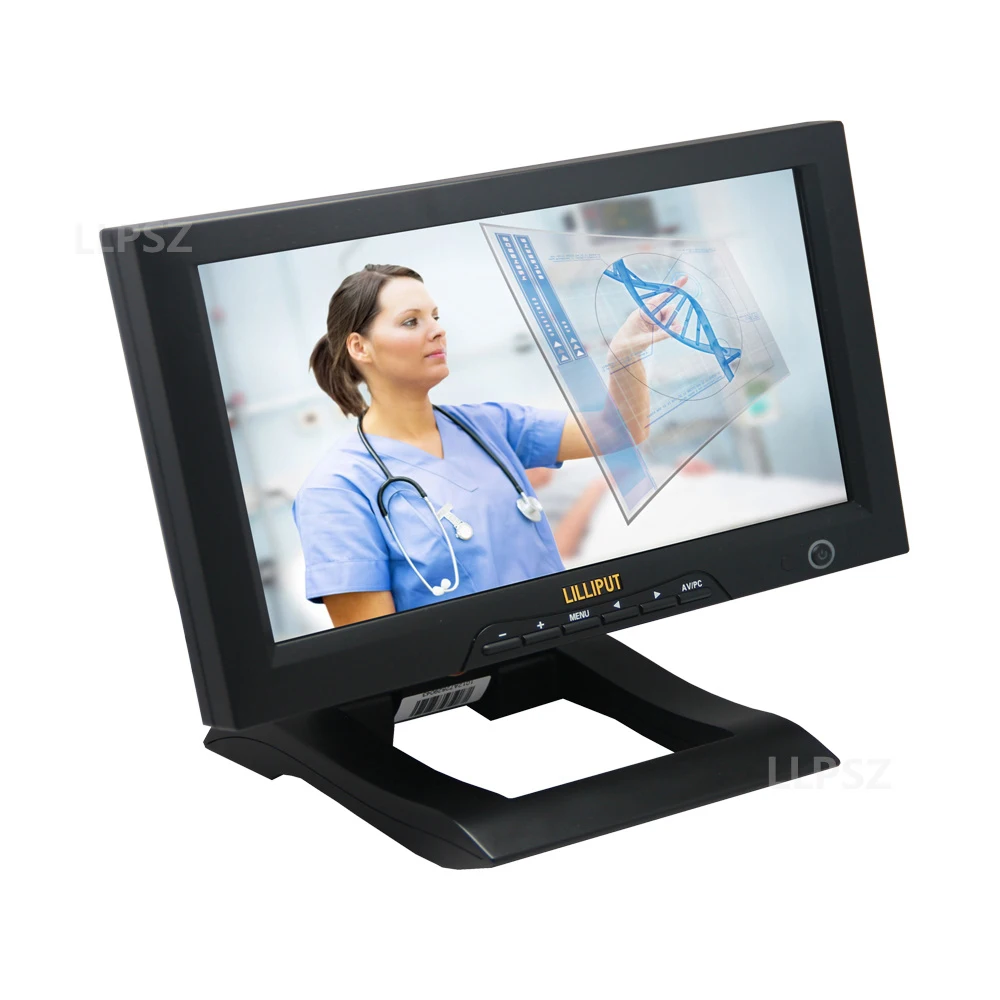 Lilliput Lcd Monitor Black Capacitive Touch Screen Panel Monitor with 10.1 Inch TFT LCD Screen