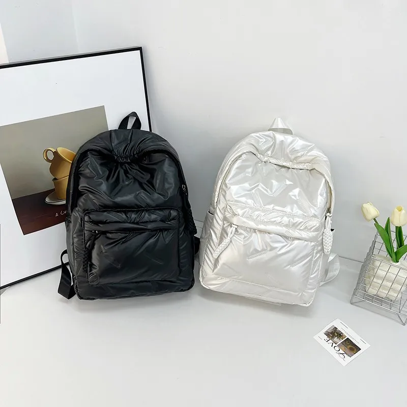 Large Capacity Cotton Clothing Backpack Fashionable Cute Backpack Versatile Backpack for Students Travel Bag School Bags Рюкзак