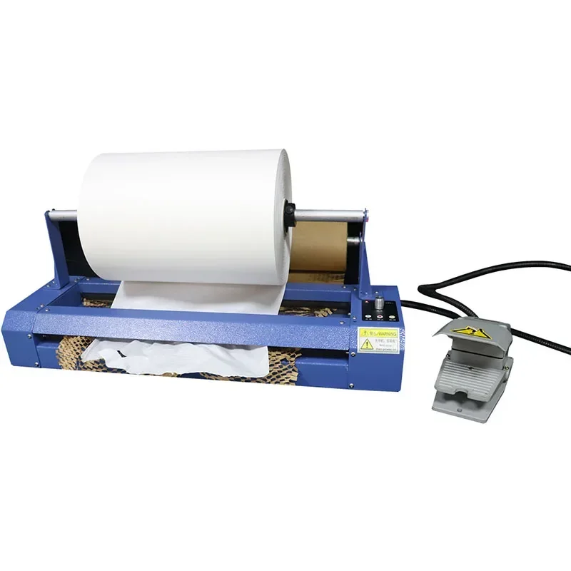 

220v New Filled Paper Kraft Paper Machine Grid Stretched Honeycomb Foot Type Fully Automatic Honeycomb Paper Packaging Machine C
