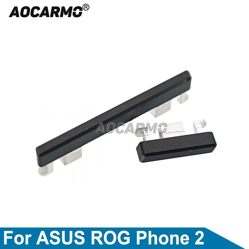 

Aocarmo For ASUS ROG Phone 2 ROG2 ZS660KL Power & Volume Side Button Keys Replacement Parts