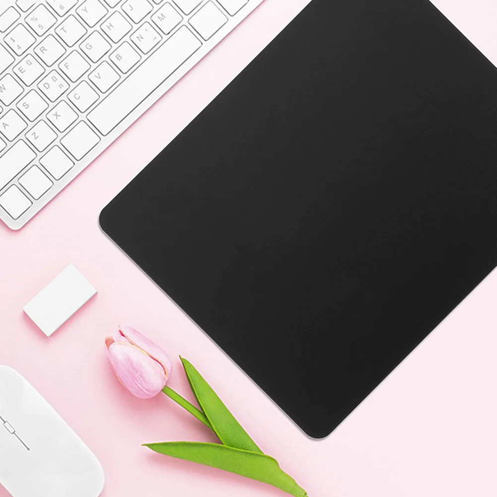 

Aluminum Alloy Double Side Mouse Mat Ultra Thin Hard Mouse Pad Nonslip Office Gaming Desktop Comfortable Smooth Tracking