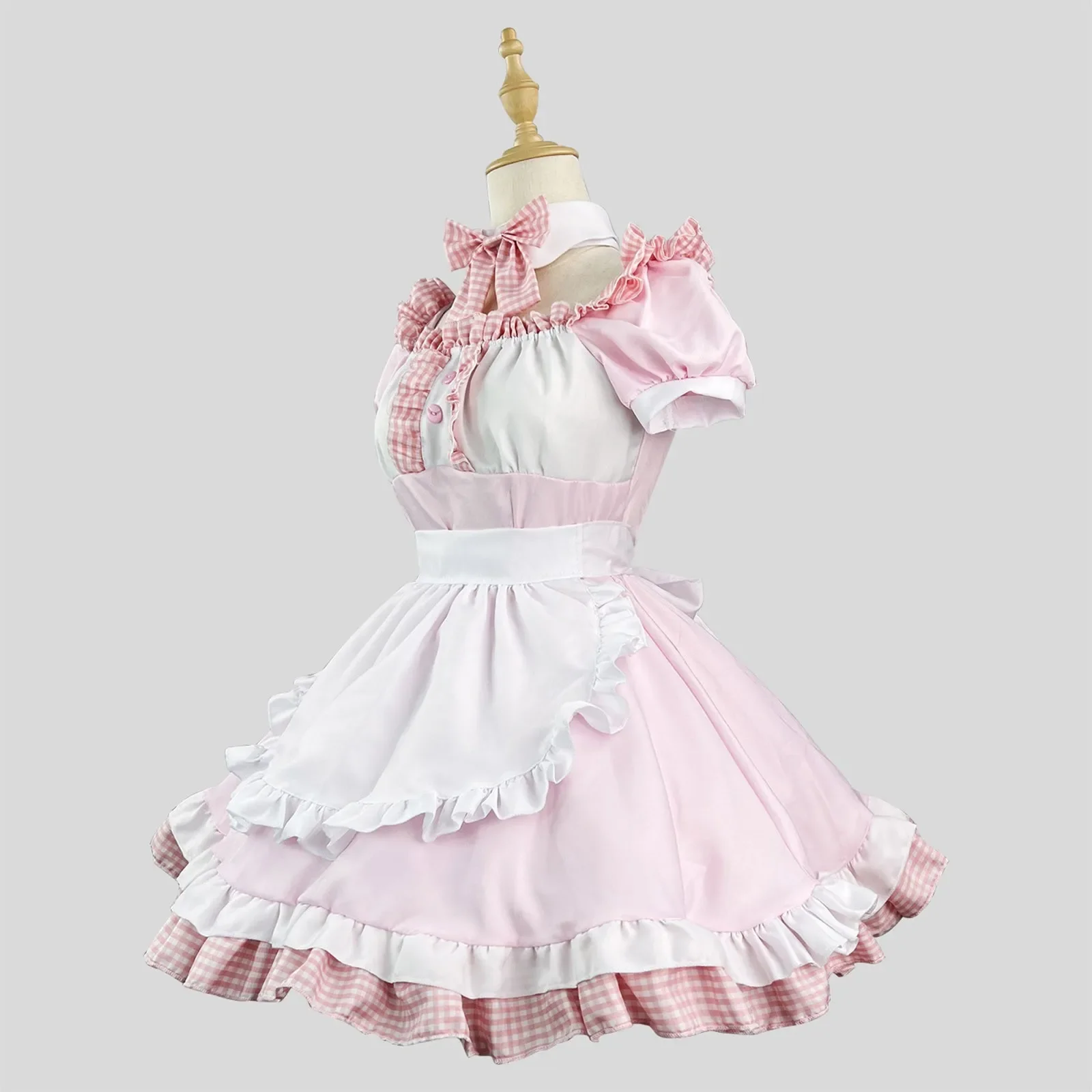 Gothic Women'S Pink Cute Soft Costume Cosplay Dress Lolita Dress Disfraz Halloween