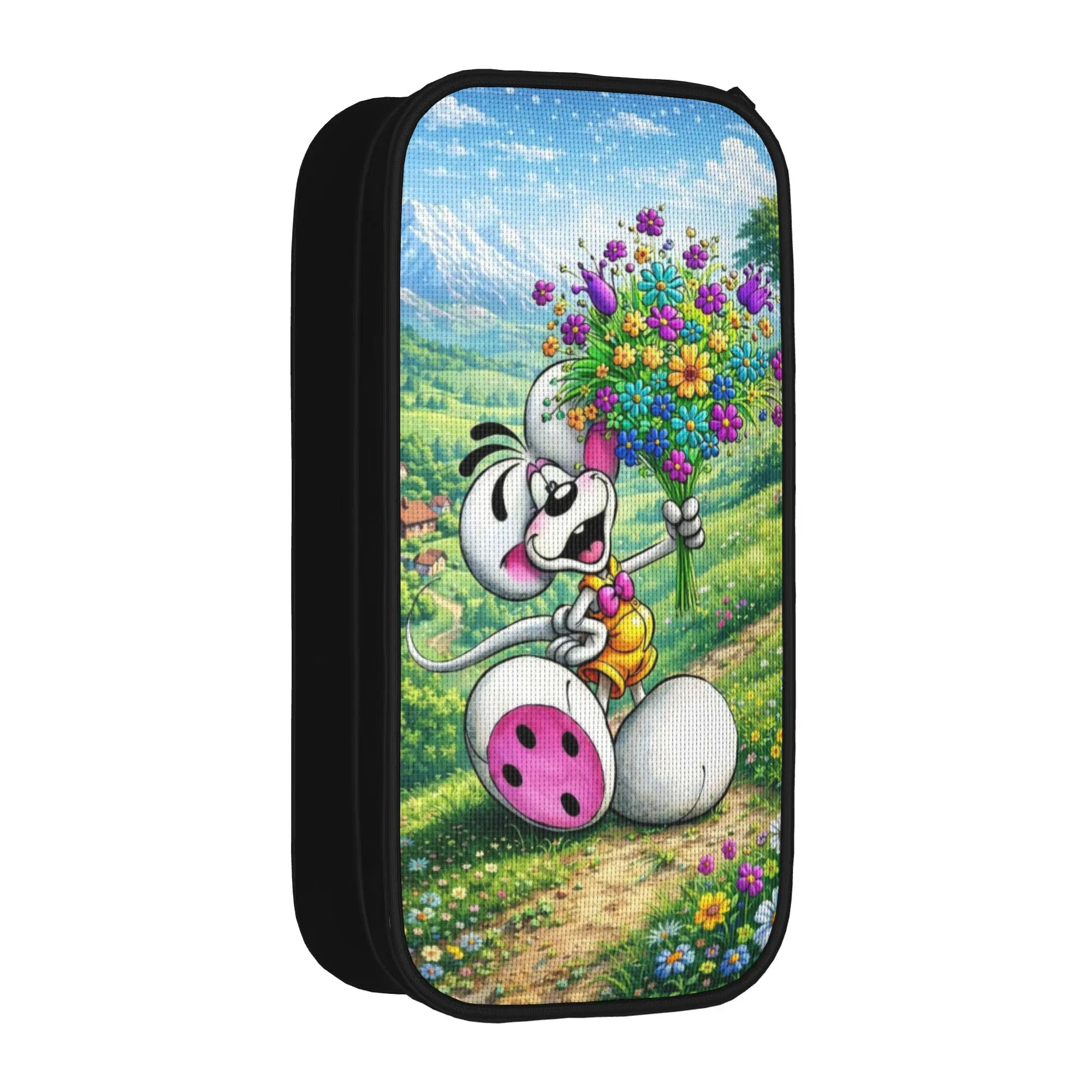 Diddl mouse Pencil Case Creative   Pen Holder Bags Student Large Storage Students School Gifts Pencil Box